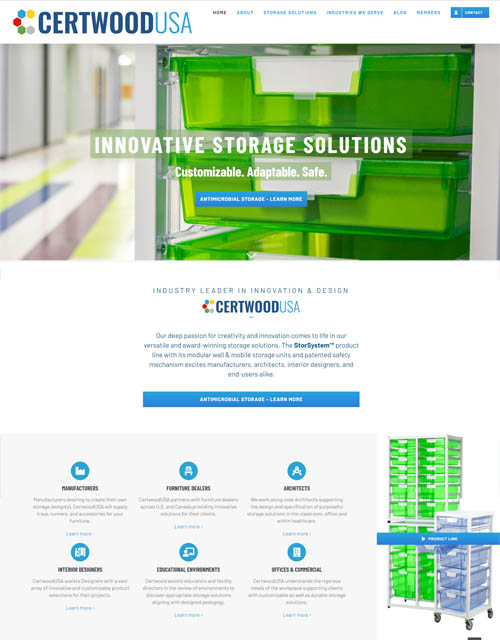 Certwood USA web design and development